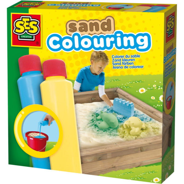 Zand kleuren blauw-geel